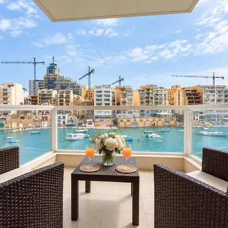 Bnbnova - 2br With Balcony & Sea Views In Spinola Bay San Ġiljan